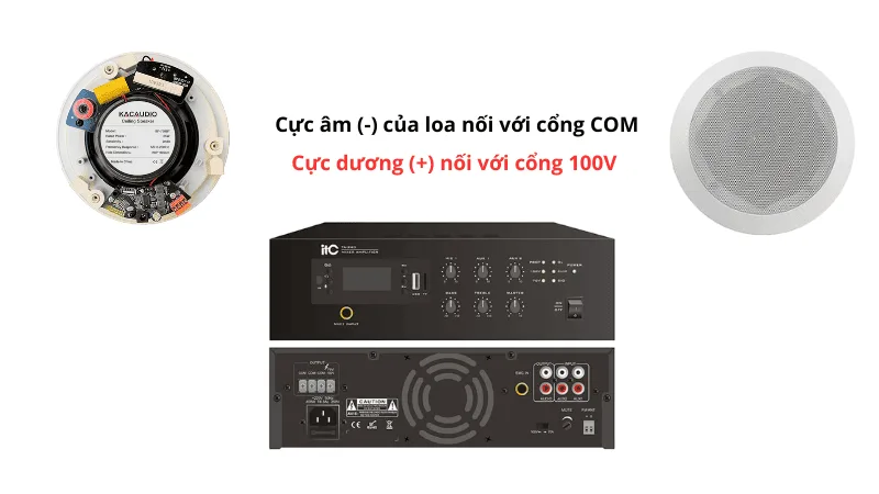Quy chuẩn đấu dây dẫn loa với amply